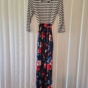 Boho long dress with pockets